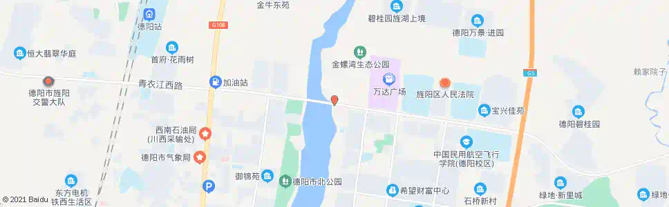 德阳青衣江桥东站_公交站地图_德阳公交_妙搜公交查询2025