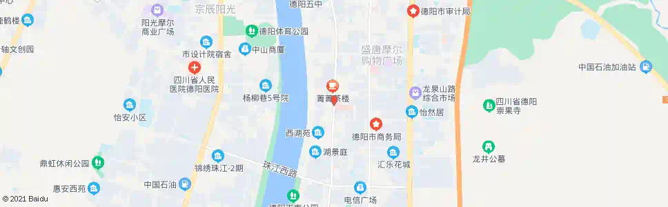 德阳中西医结合医院_公交站地图_德阳公交_妙搜公交查询2025