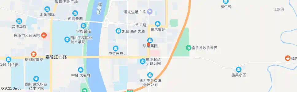德阳德阳市六医院_公交站地图_德阳公交_妙搜公交查询2025
