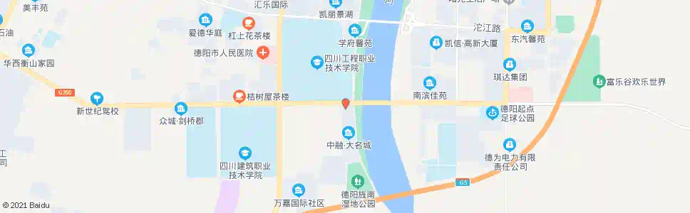 德阳中融大名城_公交站地图_德阳公交_妙搜公交查询2025