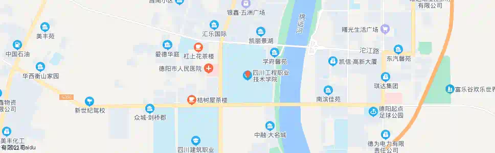 德阳工程学院南_公交站地图_德阳公交_妙搜公交查询2025