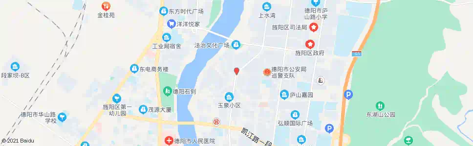 德阳玉泉市场北_公交站地图_德阳公交_妙搜公交查询2025
