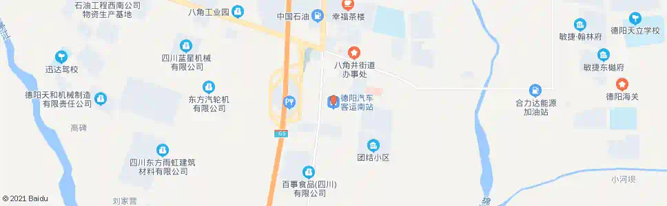 德阳汽车南站_公交站地图_德阳公交_妙搜公交查询2025
