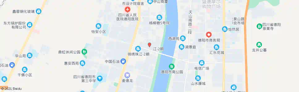 德阳珠江西路口_公交站地图_德阳公交_妙搜公交查询2025