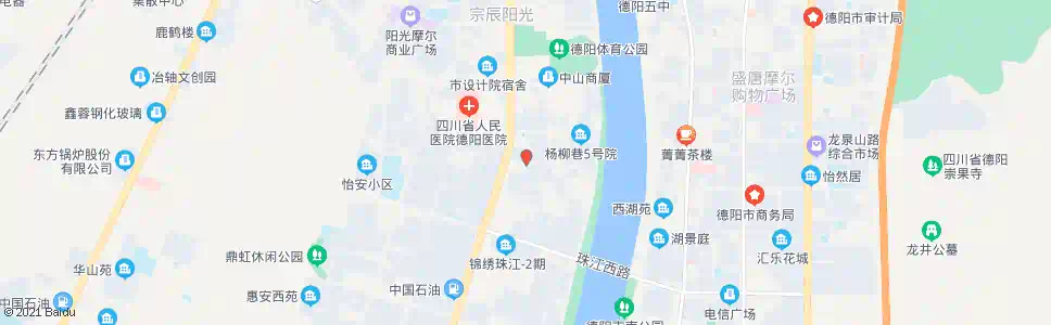德阳沙河街中段_公交站地图_德阳公交_妙搜公交查询2025