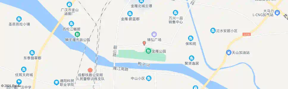 德阳金雁明珠_公交站地图_德阳公交_妙搜公交查询2025