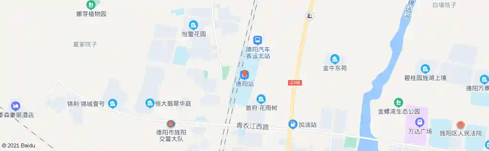 德阳金雁桥头花市_公交站地图_德阳公交_妙搜公交查询2025