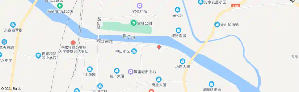 德阳金雁广场_公交站地图_德阳公交_妙搜公交查询2025