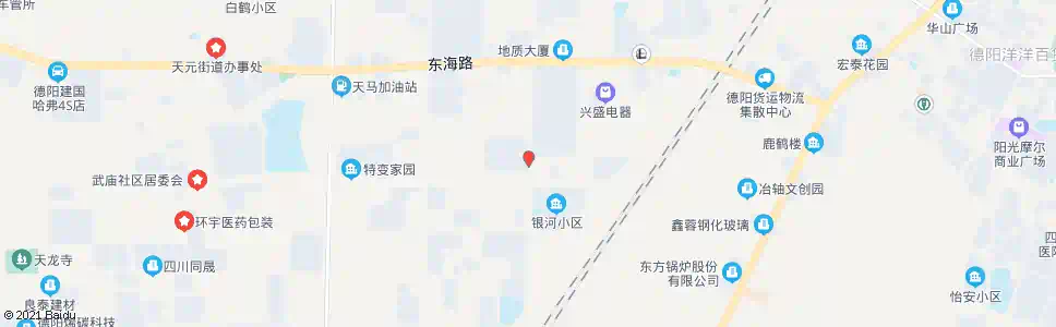 德阳长白山路_公交站地图_德阳公交_妙搜公交查询2025