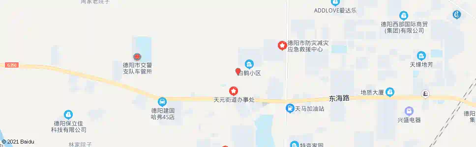 德阳白鹤村委会_公交站地图_德阳公交_妙搜公交查询2025