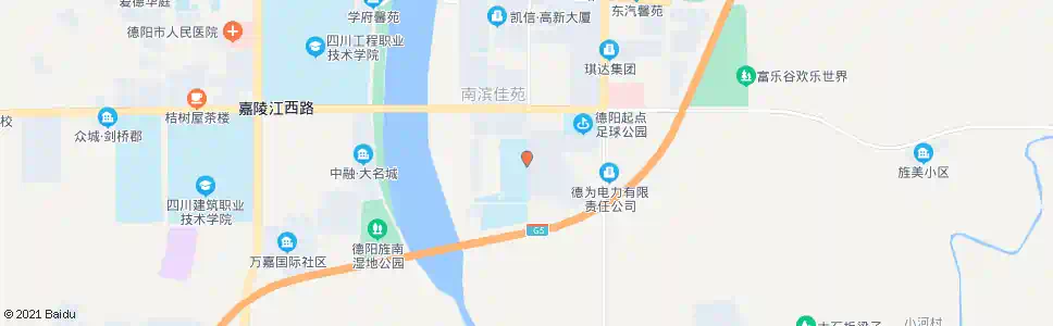 德阳东汽八一小学_公交站地图_德阳公交_妙搜公交查询2025
