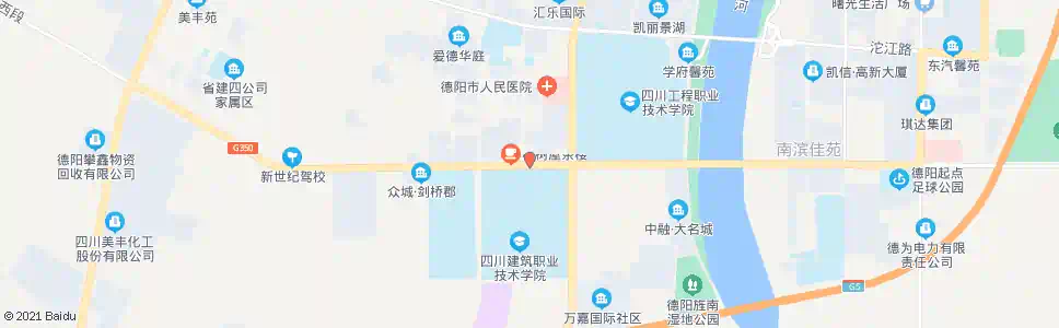 德阳四川建院_公交站地图_德阳公交_妙搜公交查询2025