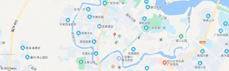 广安广宁市场_公交站地图_广安公交_妙搜公交查询2025