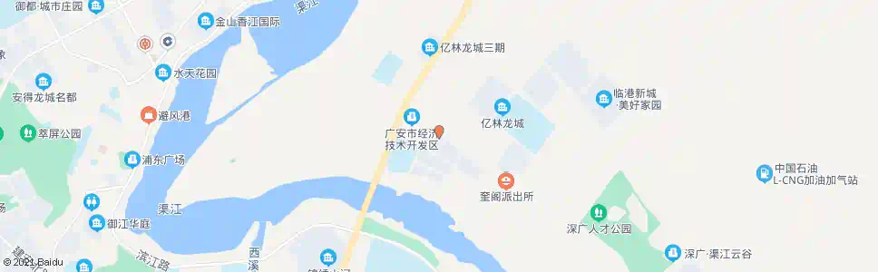 广安奎阁办事处_公交站地图_广安公交_妙搜公交查询2025