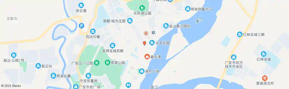广安龙马广场_公交站地图_广安公交_妙搜公交查询2025