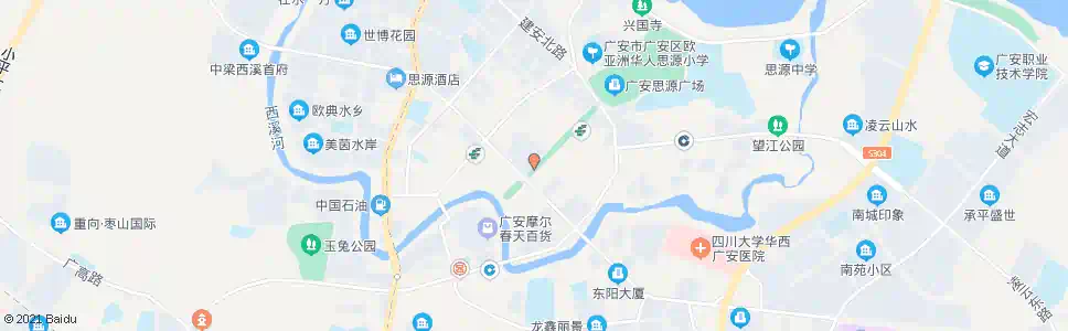 广安思源大道_公交站地图_广安公交_妙搜公交查询2025