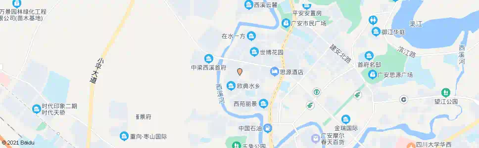 广安华都农贸市场_公交站地图_广安公交_妙搜公交查询2025