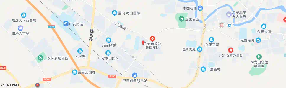 广安广三中_公交站地图_广安公交_妙搜公交查询2025