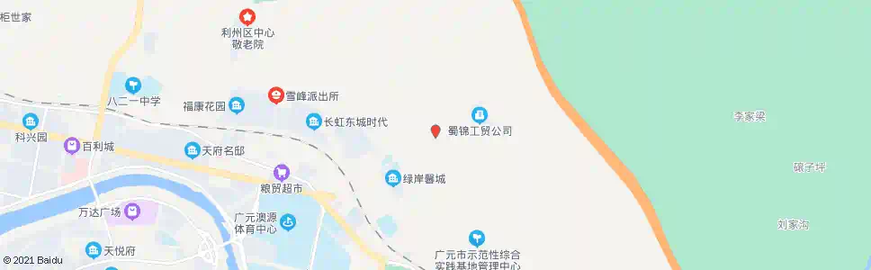 广元4号招呼站_公交站地图_广元公交_妙搜公交查询2025