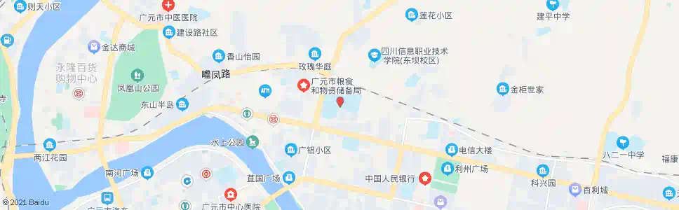 广元广中南校区_公交站地图_广元公交_妙搜公交查询2025