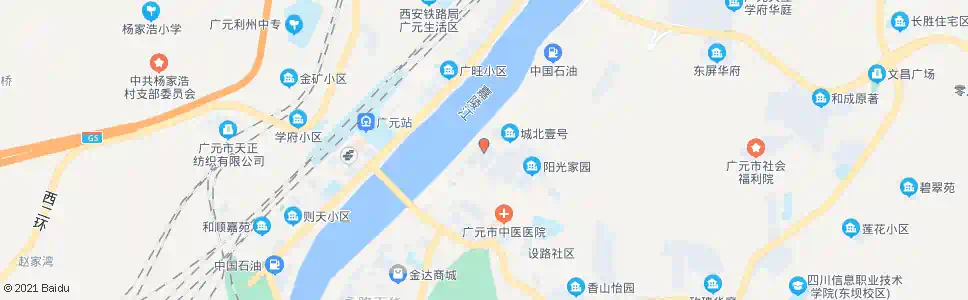 广元5号招呼站_公交站地图_广元公交_妙搜公交查询2025