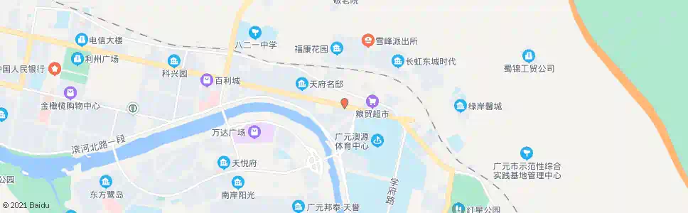 广元雪峰管委会_公交站地图_广元公交_妙搜公交查询2025
