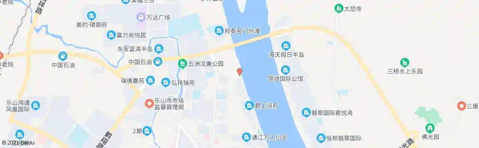 乐山通江街路口_公交站地图_乐山公交_妙搜公交查询2025