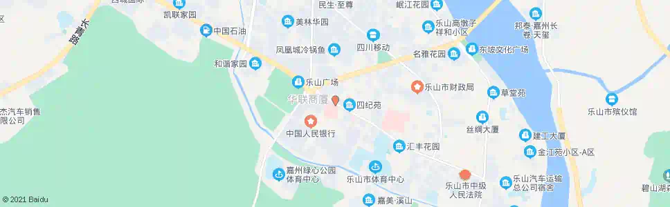 乐山柏杨中路_公交站地图_乐山公交_妙搜公交查询2025