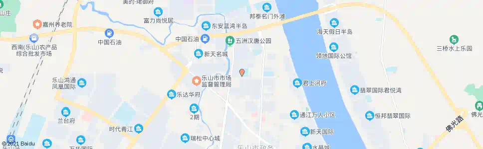 乐山通江小学_公交站地图_乐山公交_妙搜公交查询2025