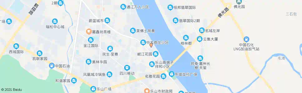乐山翠园街_公交站地图_乐山公交_妙搜公交查询2025