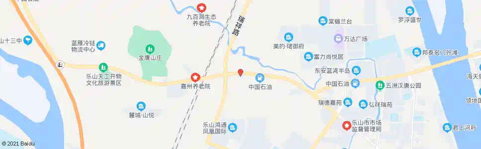 乐山高坝村_公交站地图_乐山公交_妙搜公交查询2025