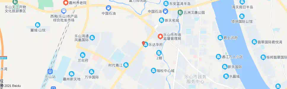 乐山鹤祥路北段_公交站地图_乐山公交_妙搜公交查询2025