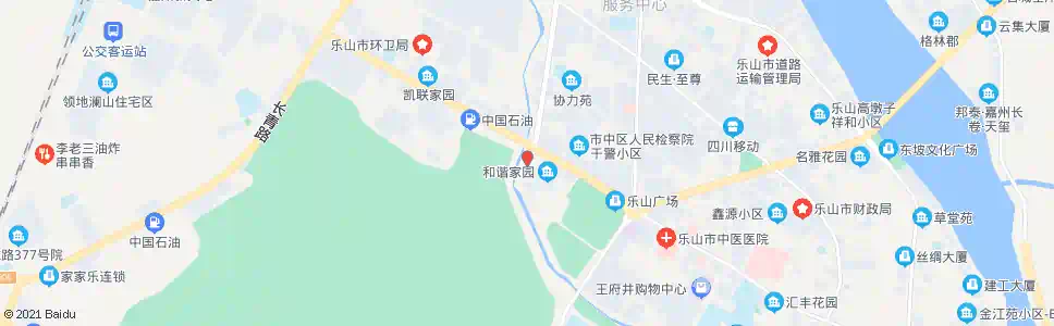 乐山朝霞路柏杨路口_公交站地图_乐山公交_妙搜公交查询2025