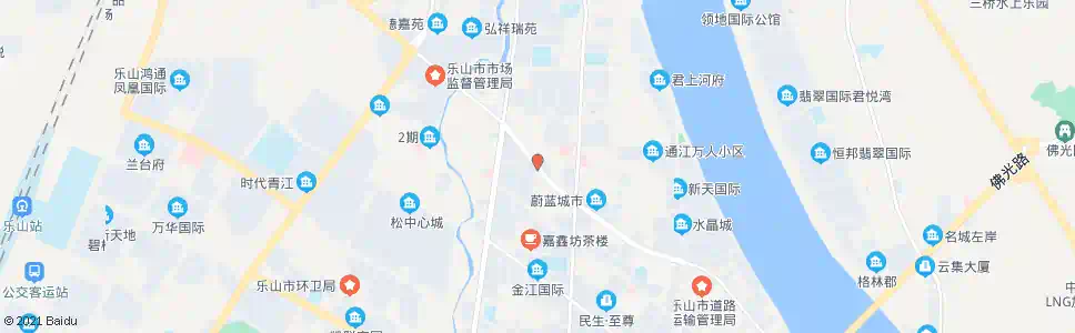 乐山嘉兴路龙游路口_公交站地图_乐山公交_妙搜公交查询2025