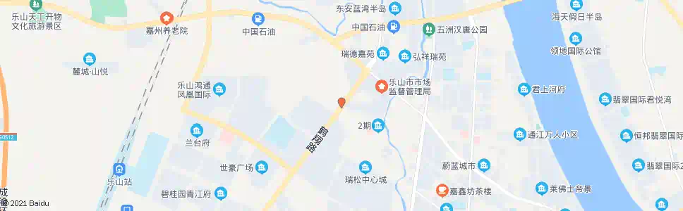 乐山鹤翔路北段_公交站地图_乐山公交_妙搜公交查询2025