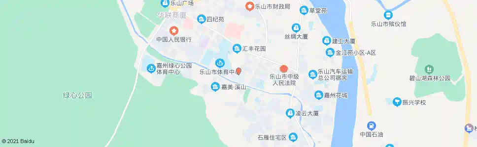 乐山市委宿舍_公交站地图_乐山公交_妙搜公交查询2025