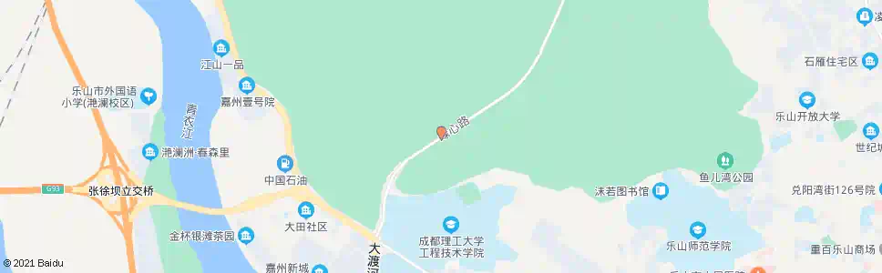 乐山绿心路中三段_公交站地图_乐山公交_妙搜公交查询2025