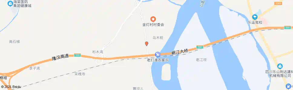 乐山金灯村_公交站地图_乐山公交_妙搜公交查询2025