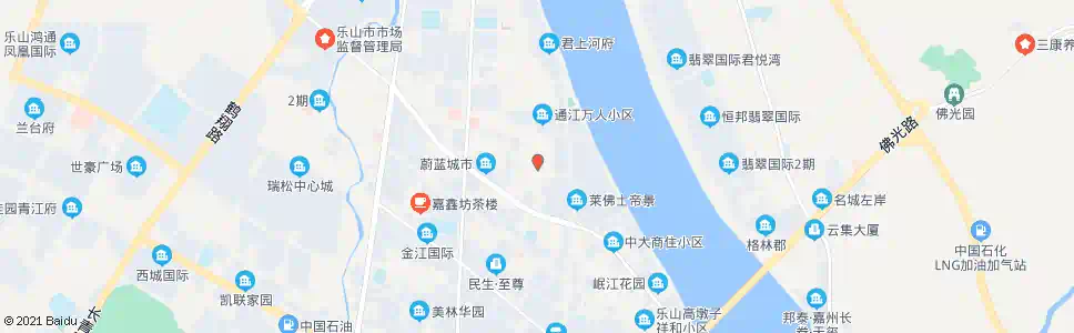 乐山平江东街_公交站地图_乐山公交_妙搜公交查询2025