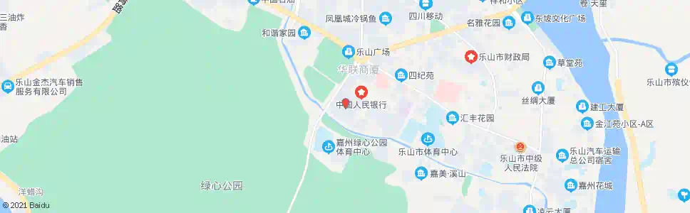 乐山乐中游乐园(新纪元小区)_公交站地图_乐山公交_妙搜公交查询2025