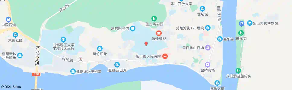 乐山师院北校门_公交站地图_乐山公交_妙搜公交查询2025