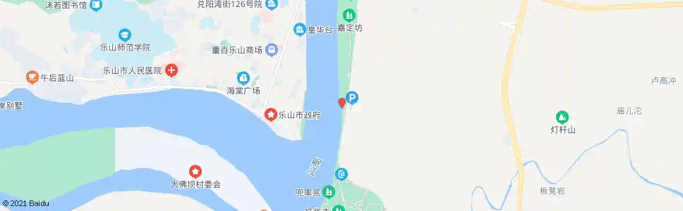 乐山八仙洞_公交站地图_乐山公交_妙搜公交查询2025