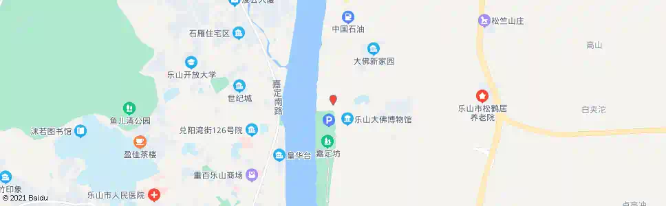 乐山嘉定坊_公交站地图_乐山公交_妙搜公交查询2025