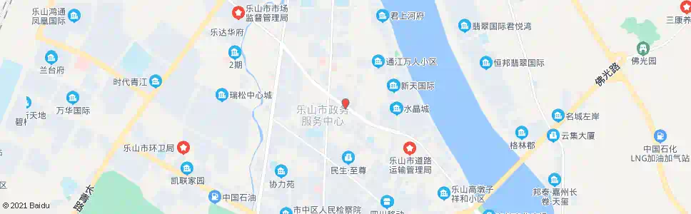 乐山龙游路通江路口_公交站地图_乐山公交_妙搜公交查询2025