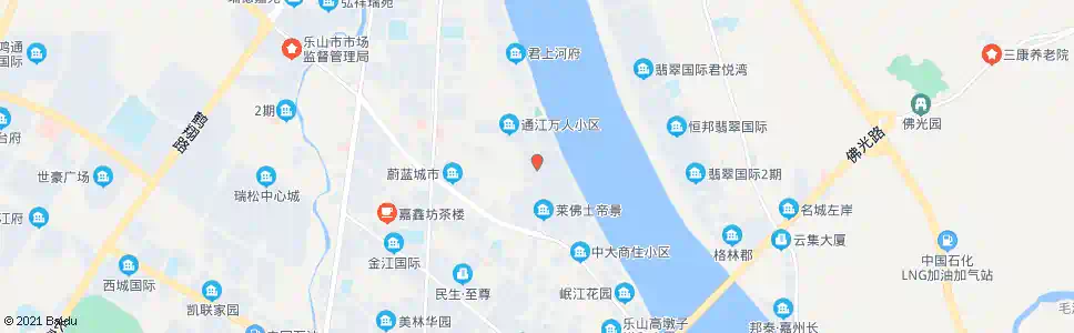 乐山岷河南街路口_公交站地图_乐山公交_妙搜公交查询2025