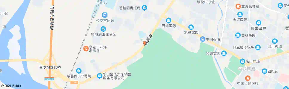 乐山长征社区_公交站地图_乐山公交_妙搜公交查询2025