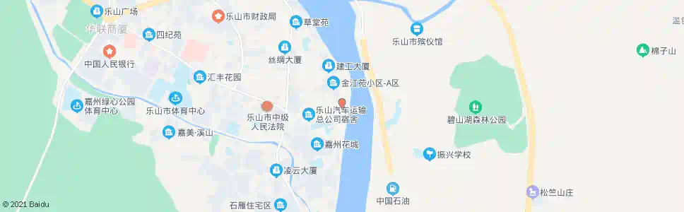 乐山致江路路口_公交站地图_乐山公交_妙搜公交查询2025