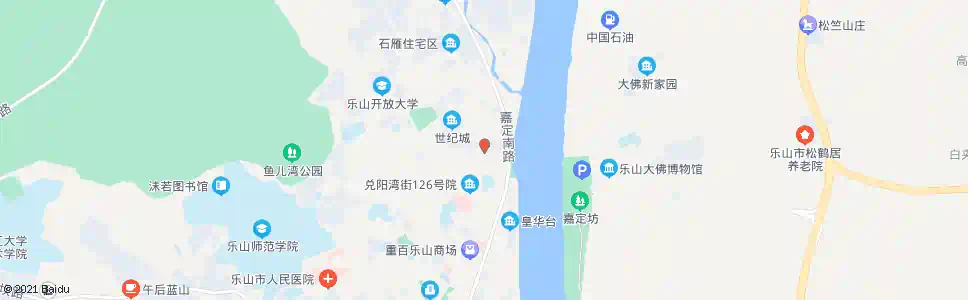 乐山岷江一桥西站_公交站地图_乐山公交_妙搜公交查询2025