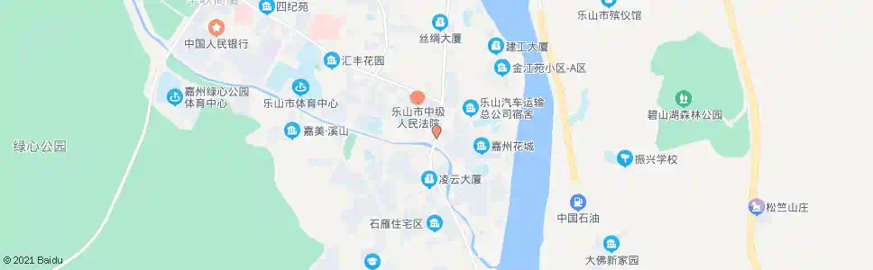 乐山北门桥_公交站地图_乐山公交_妙搜公交查询2025