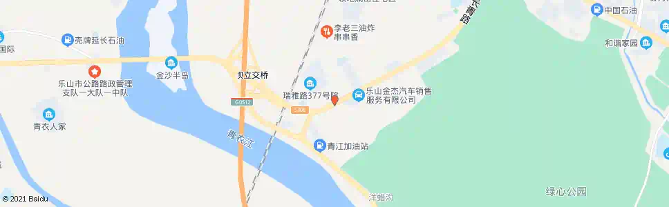 乐山市武警支队_公交站地图_乐山公交_妙搜公交查询2025
